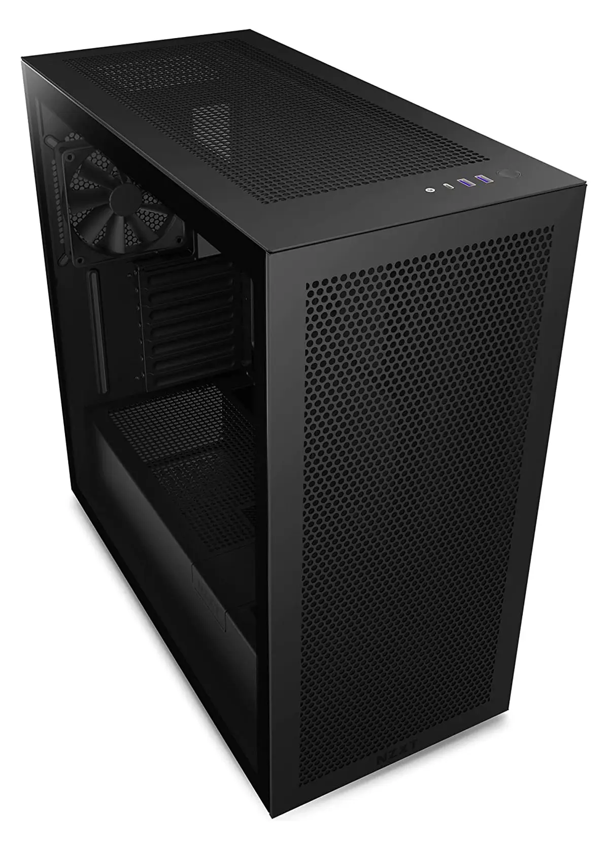 NZXT H7 Flow Tempered Glass Gaming Case Black