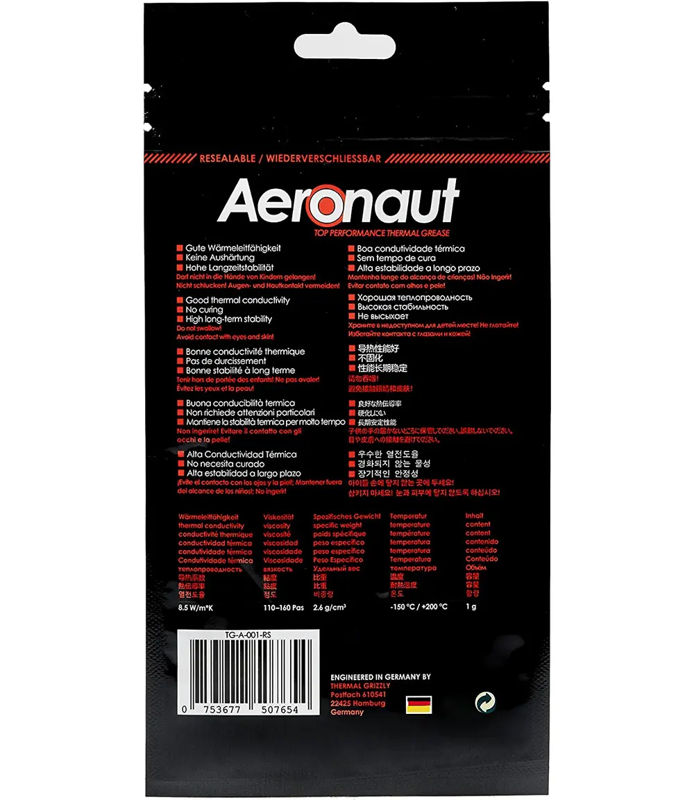 Thermal Grizzly Aeronaut Thermal Paste