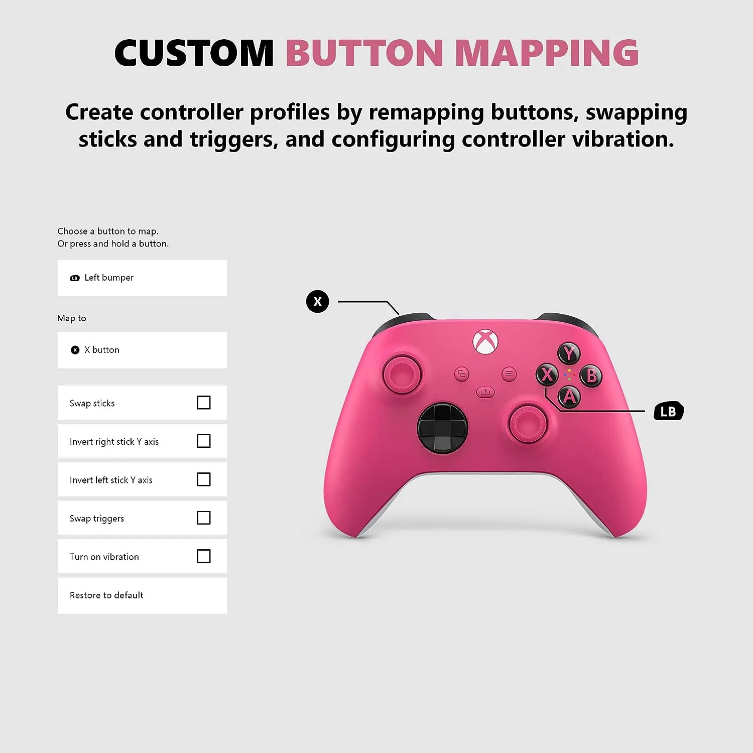 Xbox Series X|S Wireless Controller - Deep Pink