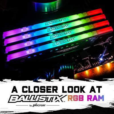A closer look at the Ballistix RGB RAM