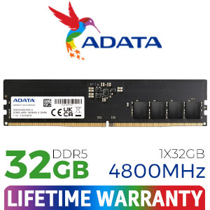 ADATA Premier 32GB 4800MHz DDR5 Memory