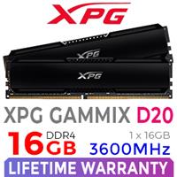 ADATA XPG GAMMIX D20 16GB DDR4 3600MHz Memory