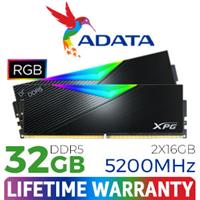 ADATA XPG Lancer RGB 32GB DDR5 5200MHz Desktop Memory Black