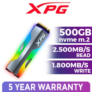 ADATA XPG SPECTRIX S20G 500GB M.2 Solid State Drive