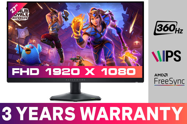 Alienware 27″ AW2724HF 360Hz 0.5ms FHD IPS Gaming Monitor HDR