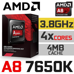 Amd A8 7650k Quad Core 3 8ghz Desktop Processor