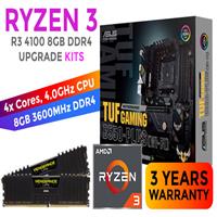 AMD RYZEN 3 4100 TUF B550-PLUS Wi-Fi 8GB 3600MHz Upgrade Kit