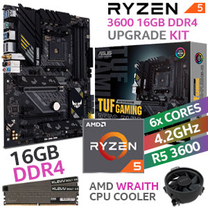 AMD RYZEN 5 3600 TUF B550-PLUS Wi-Fi 16GB 3600MHz Upgrade Kit