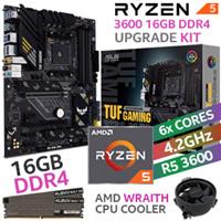 AMD RYZEN 5 3600 TUF B550-PLUS Wi-Fi 16GB 3600MHz Upgrade Kit
