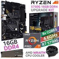 AMD RYZEN 7 PRO 5750G TUF B550-PLUS Wi-Fi 16GB 3600MHz Upgrade Kit