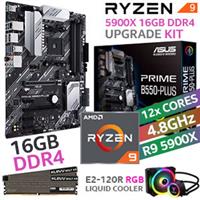 AMD Ryzen 9 5900X PRIME B550-PLUS 16GB 3600MHz Upgrade Kit