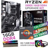 AMD Ryzen 9 5900X PRIME B550-PLUS 16GB RGB 3600MHz Upgrade Kit