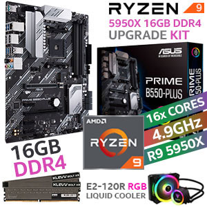 AMD RYZEN 9 5950X PRIME B550-PLUS 16GB 3600MHz Upgrade Kit