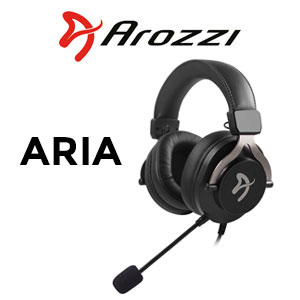 Arozzi Aria Gaming Headset - Black