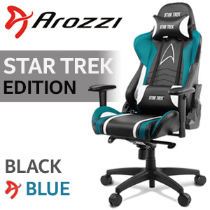 Arozzi Star Trek Edition Gaming Chair - Blue