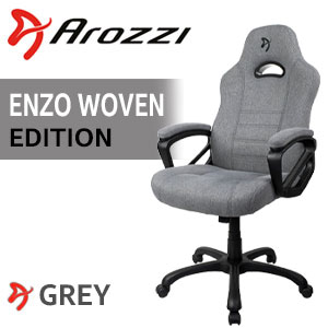 Arozzi Verona ENZO Woven Fabric Gaming Chair - Grey