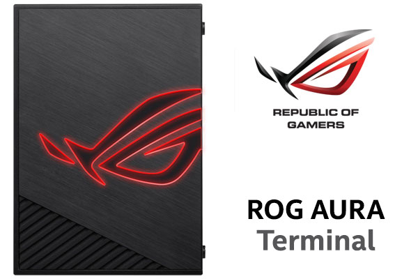 ASUS ROG Aura Terminal RGB Controller / 4 Addressable RGB Channels / 4 Bulit-In Lighting Effects / Supports Addressable Aura Sync-Enabled Products / RGB Controller With ROG Halo And Aura Sync