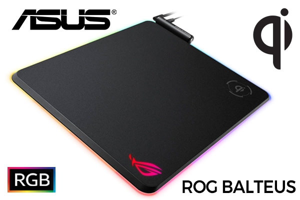 ASUS ROG Balteus Qi wireless RGB gaming mousepad