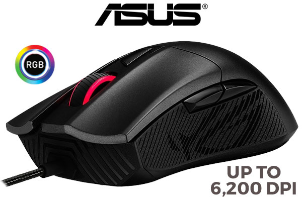 ASUS ROG Gladius II Core Optical Gaming Mouse