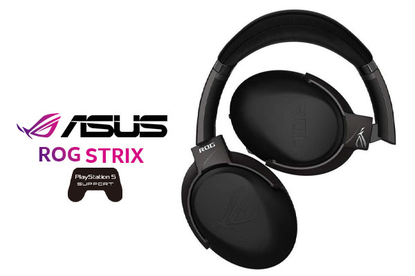 [Open Box] ASUS ROG Strix Go BT Wireless Gaming Headset / Qualcomm aptX Adaptive Audio / Active Noise cancelation / AI Noise-Canceling Microphone / Low-latency Performance / Super-fast Charging / Up to 45 Hours of Battery Life / 90YH02Y1-B5UA00