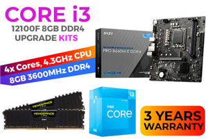Core i3 12100F PRO B660M-E D4 8GB 3600MHz Upgrade Kit
