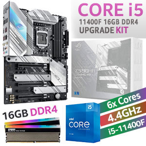 Core i5 11400F ROG Strix Z590-A Wi-Fi 16GB RGB 3600MHz Upgrade Kit