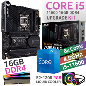 Core i5 11600 TUF Z590-PLUS 16GB RGB 3600MHz Upgrade Kit