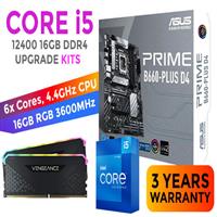 Core i5 12400 PRIME B660-PLUS D4 16GB RGB 3600MHz Upgrade Kit