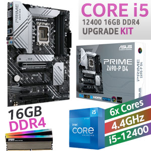 Core i5 12400 PRIME Z690-P D4 16GB RGB 4000MHz Upgrade Kit
