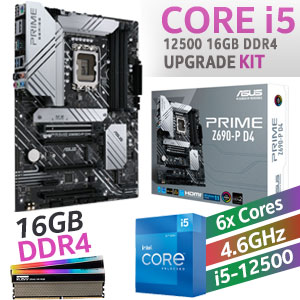 Core i5 12500 PRIME Z690-P D4 16GB RGB 4000MHz Upgrade Kit