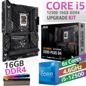Core i5 12500 TUF GAMING Z690-PLUS D4 16GB RGB 4000MHz Upgrade Kit