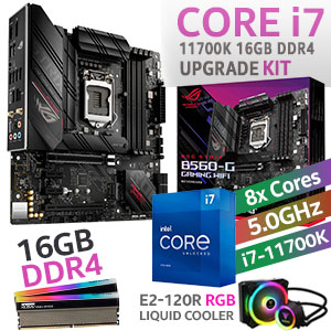 Core i7 11700K ROG Strix B560-G Wi-Fi 16GB RGB 3600MHz Upgrade Kit
