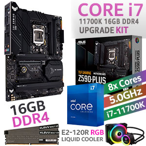 Core i7 11700K TUF Z590-PLUS 16GB 3600MHz Upgrade Kit