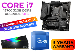 Core i7 12700 MAG B660M MORTAR 32GB RGB DDR5 5200MHz Upgrade Kit