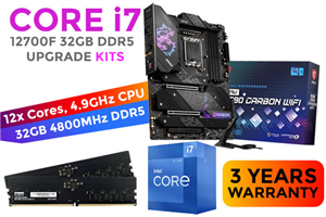 Core i7-12700F MPG Z690 CARBON WIFI 32GB DDR5 4800MHz Upgrade Kit