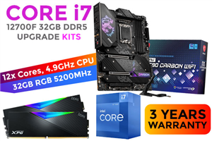 Core i7-12700F MPG Z690 CARBON WIFI 32GB RGB DDR5 5200MHz Upgrade Kit