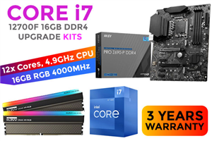 Core i7 12700F PRO Z690-P 16GB RGB 4000MHz Upgrade Kit