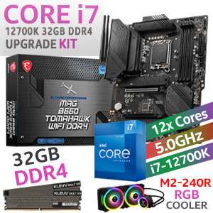 Core i7-12700K MAG B660 TOMAHAWK WiFi 32GB 4000MHz Upgrade Kit