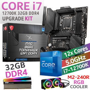 Core i7-12700K MAG B660 TOMAHAWK WiFi 32GB RGB 3600MHz Upgrade Kit