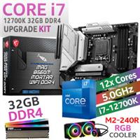 Core i7-12700K MAG B660M MORTAR WiFi 32GB RGB 3600MHz Upgrade Kit