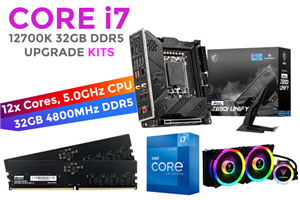 Core i7 12700K MEG Z690I UNIFY 32GB DDR5 4800MHz Upgrade Kit