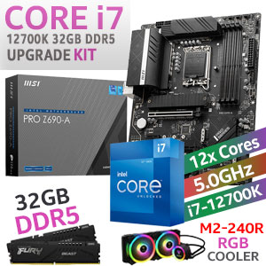 Core i7 12700K PRO Z690 A 32GB DDR5 5200MHz Upgrade Kit