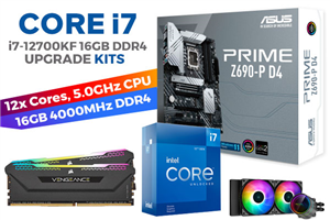 Core i7-12700KF PRIME Z690-P D4 16GB RGB 4000MHz Upgrade Kit