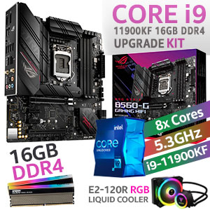 Core i9 11900KF ROG Strix B560-G Wi-Fi 16GB RGB 3600MHz Upgrade Kit