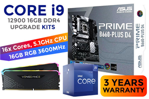 Core i9 12900 PRIME B660-PLUS D4 16GB RGB 3600MHz Upgrade Kit