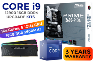 Core i9 12900 PRIME Z690-P D4 16GB RGB 3600MHz Upgrade Kit
