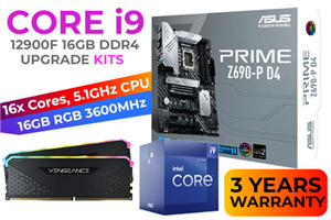 Core i9 12900F PRIME Z690-P D4 16GB RGB 3600MHz Upgrade Kit