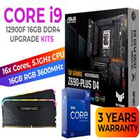 Core i9 12900F TUF GAMING Z690-PLUS D4 16GB RGB 3600MHz Upgrade Kit