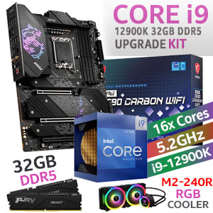 Core i9 12900K MPG Z690 CARBON WIFI 32GB DDR5 5200MHz Upgrade Kit