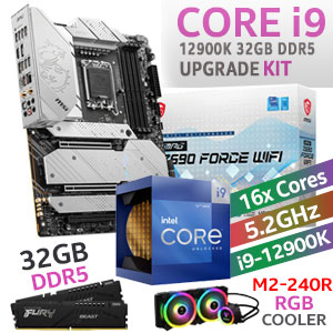 Core i9 12900K MPG Z690 FORCE WIFI 32GB DDR5 5200MHz Upgrade Kit